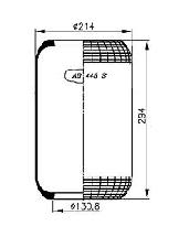 00047070 - Légrugó gumielem 215x215