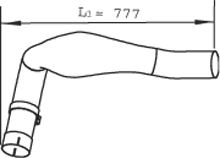 00090303 - Leömlőcső lapított TGA 215x215