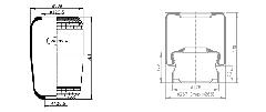 00050873 - Légrugó Gumielem Iveco 215x215