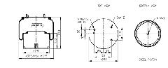 00050875 - Légrugo kpl DAF 215x215