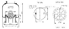 00057673 - Légrugó kpl 215x215